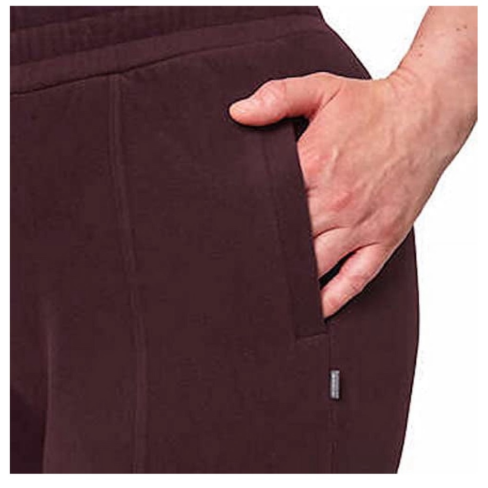 Mondetta Women's Cozy Warm Fleece Jogger Pant with Pockets (Wine Tasting, S) - Picture 4 of 10